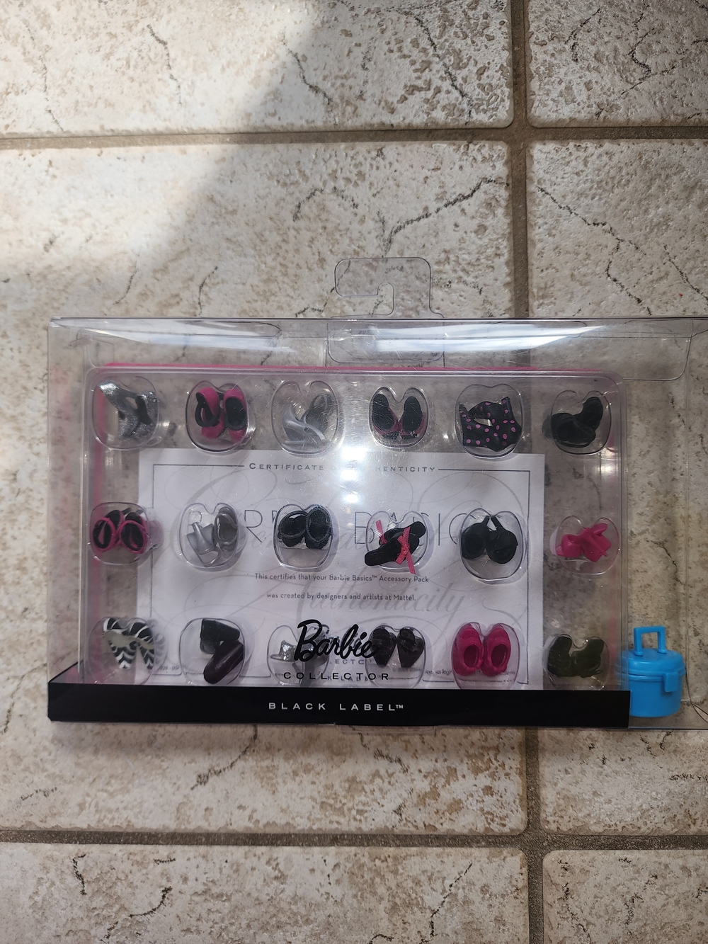 Barbie Collector Black Label Shoe & Accessory Pack - Black & Pink